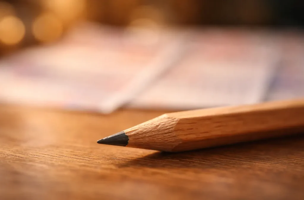 Múltiplos boletins de apostas sobrepostos numa mesa