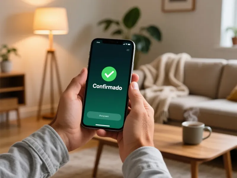 M&atilde;os a segurar telem&oacute;vel com confirma&ccedil;&atilde;o de pagamento m&oacute;vel para dep&oacute;sito em lotaria online